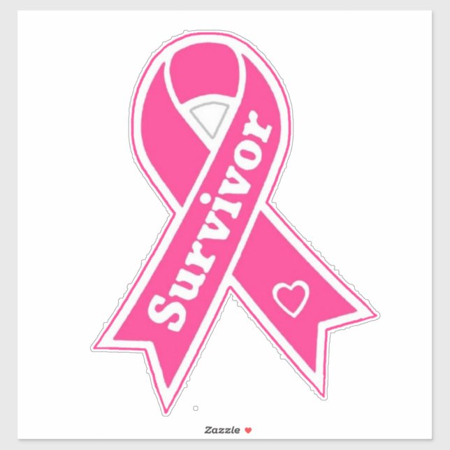 Sensibilisation au cancer du sein Stickers Vinyle  (Feuille)