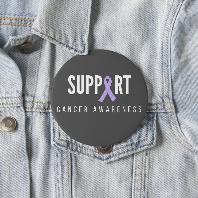 sensibilisation au cancer. soutien. Badge (En situation)