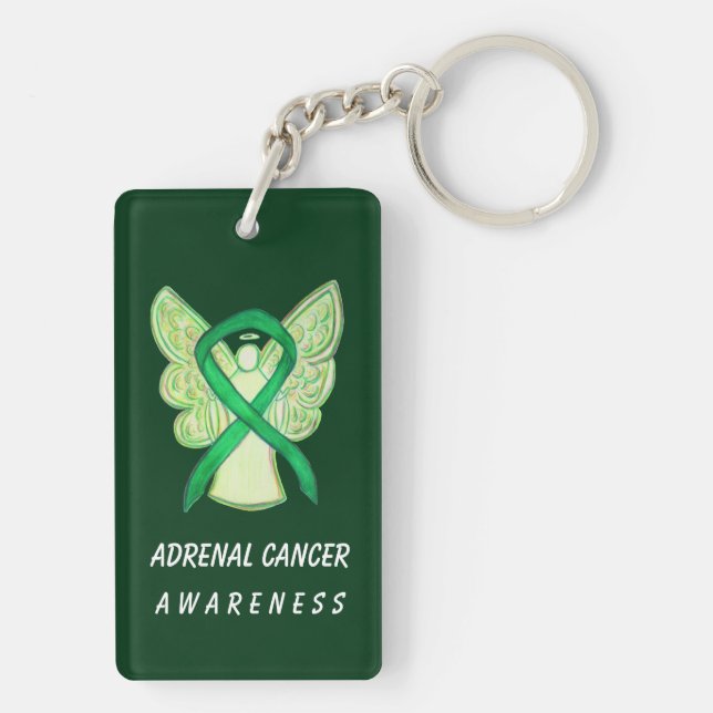 Sensibilisation au cancer surrénal Porte - clé de  (Dos)