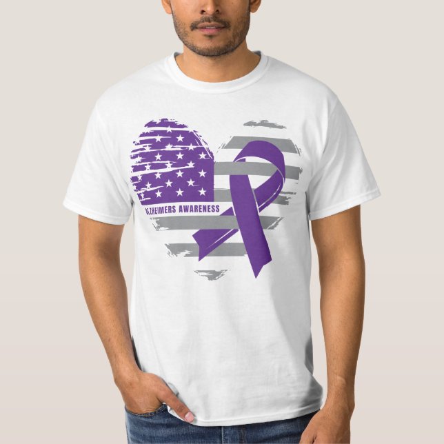 Sensibilisation aux maladies d'Alzheimer Tshirt ad (Devant)