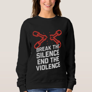 Sensibilisierung der Gewalt im Inland Sweatshirt