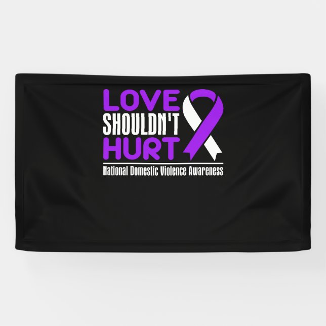 Sensibilisierung der Gewalt - Liebe sollte nicht s Banner (Horizontal)