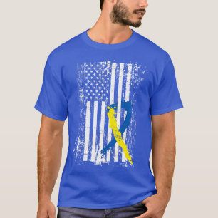 Sensibilisierung der USA für das "Flag Down Syndro T-Shirt