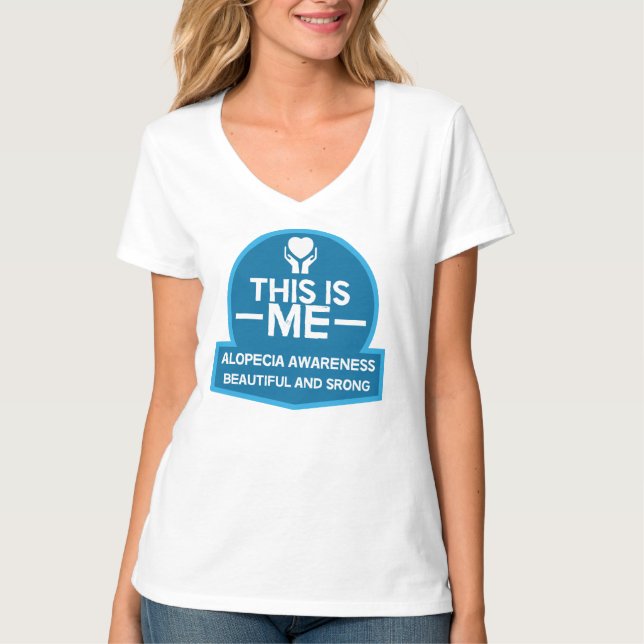 Sensibilisierung für Alopezie T-Shirt (Vorderseite)