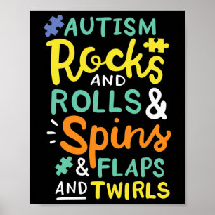 Sensibilisierung für Autismus 3 Poster