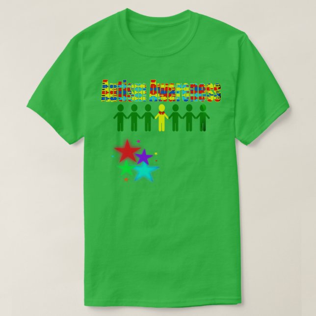 Sensibilisierung für Autismus (4) T-Shirt (Design vorne)