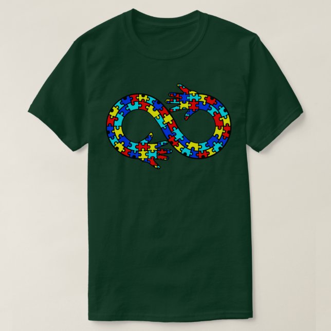 Sensibilisierung für Autismus (7) T-Shirt (Design vorne)