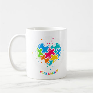 Sensibilisierung für Autismus Achtung der Liebe Kaffeetasse