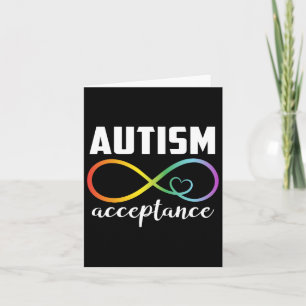 Sensibilisierung für Autismus Akzeptanz Shirt Auti Karte