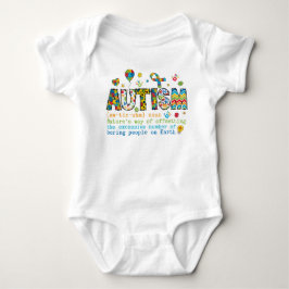 Sensibilisierung für Autismus Baby Strampler