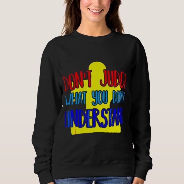 Sensibilisierung für Autismus bei Kindern und Juge Sweatshirt (Vorderseite)