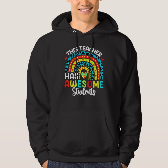 Sensibilisierung für Autismus Dieser Lehrer hat Ph Hoodie (Vorderseite)