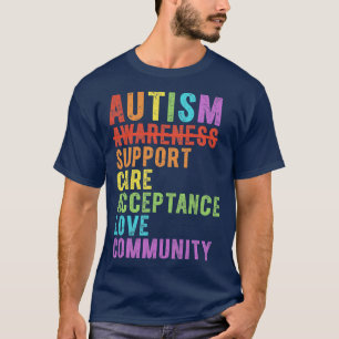 Sensibilisierung für Autismus e Akzeptanz Liebe Ko T-Shirt