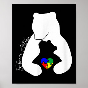 Sensibilisierung für Autismus - Embrace Autism Her Poster