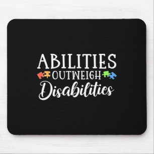 Sensibilisierung für Autismus - Fähigkeiten überwi Mousepad