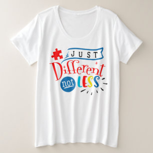 Sensibilisierung für Autismus Für Frauen als Plus- Große Größe T-Shirt