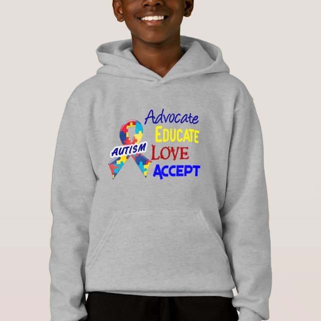 Sensibilisierung für Autismus Hoodie (Vorderseite)