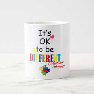 Sensibilisierung für Autismus - Jumbo-Tasse