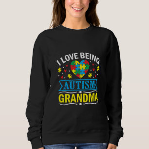 Sensibilisierung für Autismus, Proud-Autismus-Oma Sweatshirt