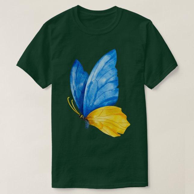 Sensibilisierung für Autismus Schmetterlingsbehind T-Shirt (Design vorne)