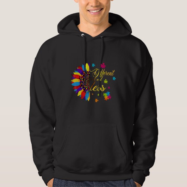 Sensibilisierung für Autismus Sonnenblumen anders, Hoodie (Vorderseite)