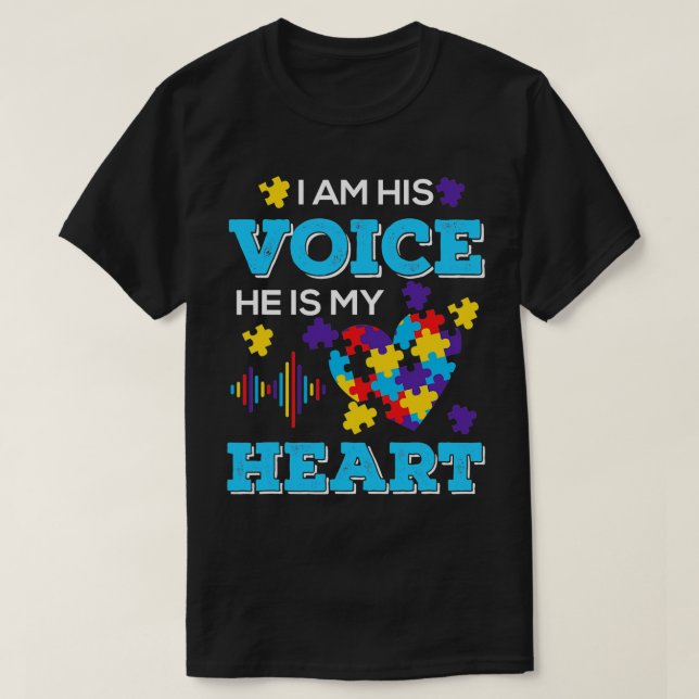 Sensibilisierung für Autismus T-Shirt (Design vorne)