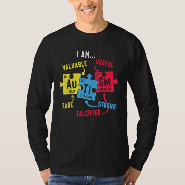 Sensibilisierung für Autismus T-Shirt (Vorderseite)