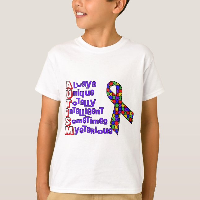 Sensibilisierung für Autismus T-Shirt (Vorderseite)