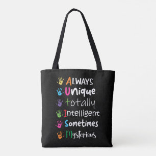 Sensibilisierung für Autismus Tasche