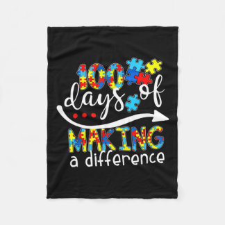 Sensibilisierung für Autismus Unterschiede machen Fleecedecke