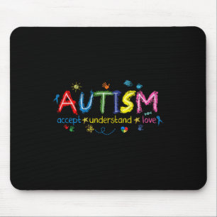 Sensibilisierung für Autismus Verständnis Liebe al Mousepad