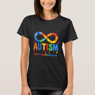 Sensibilisierung für Autismus Verständnis Liebe al T-Shirt
