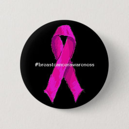 Sensibilisierung für Brustkrebs rosa Unterstützung Button