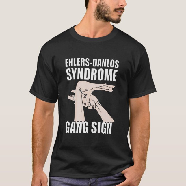 Sensibilisierung für das Ehlers-Danlos-Syndrom T-Shirt (Vorderseite)