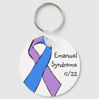Sensibilisierung für das Emanuel-Syndrom Schlüsselanhänger