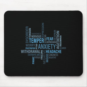 Sensibilisierung für das Gesundheitswesen Angst De Mousepad