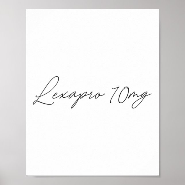Sensibilisierung für das Gesundheitswesen - Lexapr Poster (Vorne)