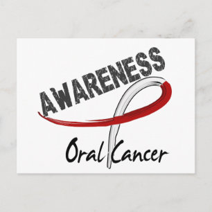 Sensibilisierung für den oralen Krebs 3 Postkarte