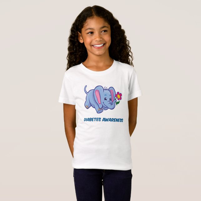 Sensibilisierung für Diabetes - Shirt von Kindern  (Vorne ganz)