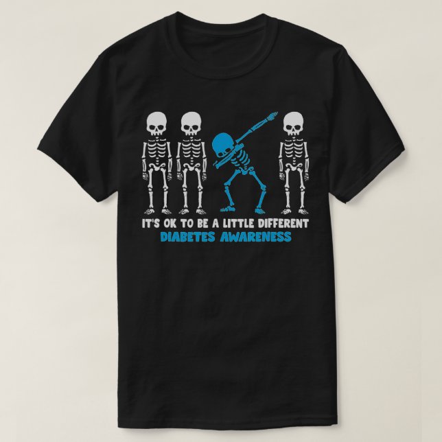 Sensibilisierung für Diabetes Warrior-Mama  T-Shirt (Design vorne)