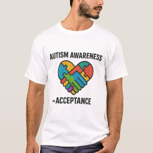 Sensibilisierung für die Akzeptanz von Puzzle-Händ T-Shirt