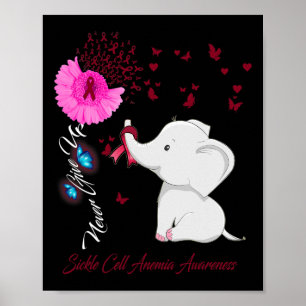 Sensibilisierung für die Anämie der Sichelzellen Poster