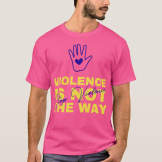 Sensibilisierung für die häusliche Gewalt 4 T-Shirt