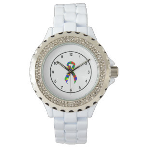 Sensibilisierung für die Unterstützung von Rätsel Armbanduhr