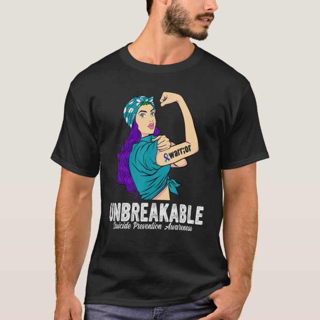 Sensibilisierung für die Verhütung von Suizid durc T-Shirt (Vorderseite)