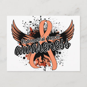Sensibilisierung für Endometriumkrebs 16 Postkarte