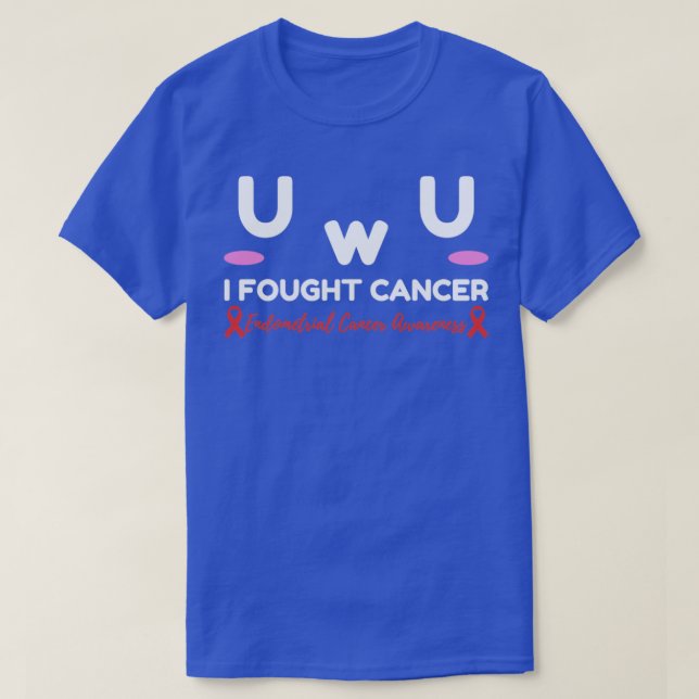 Sensibilisierung für Endometriumkrebs I fight Canc T-Shirt (Design vorne)