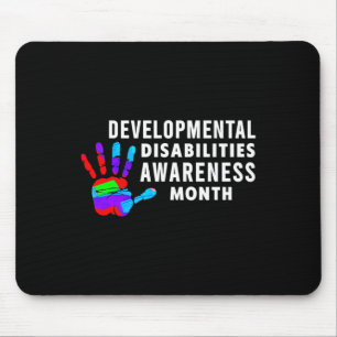 Sensibilisierung für Entwicklungs-behinderungen Mousepad