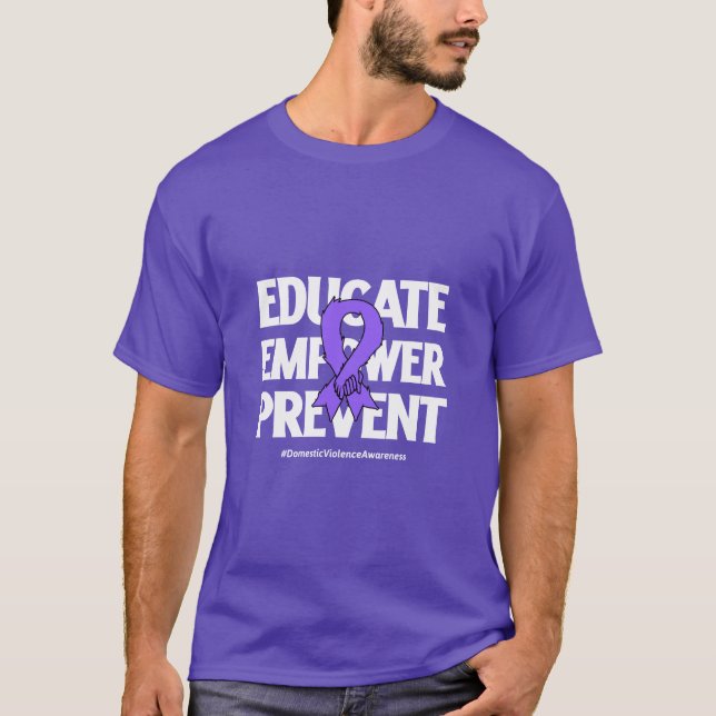 Sensibilisierung für Gewalt im Inland 2024 T-Shirt (Vorderseite)