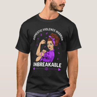 Sensibilisierung für Gewalt im Inland Stopp Gewalt T-Shirt